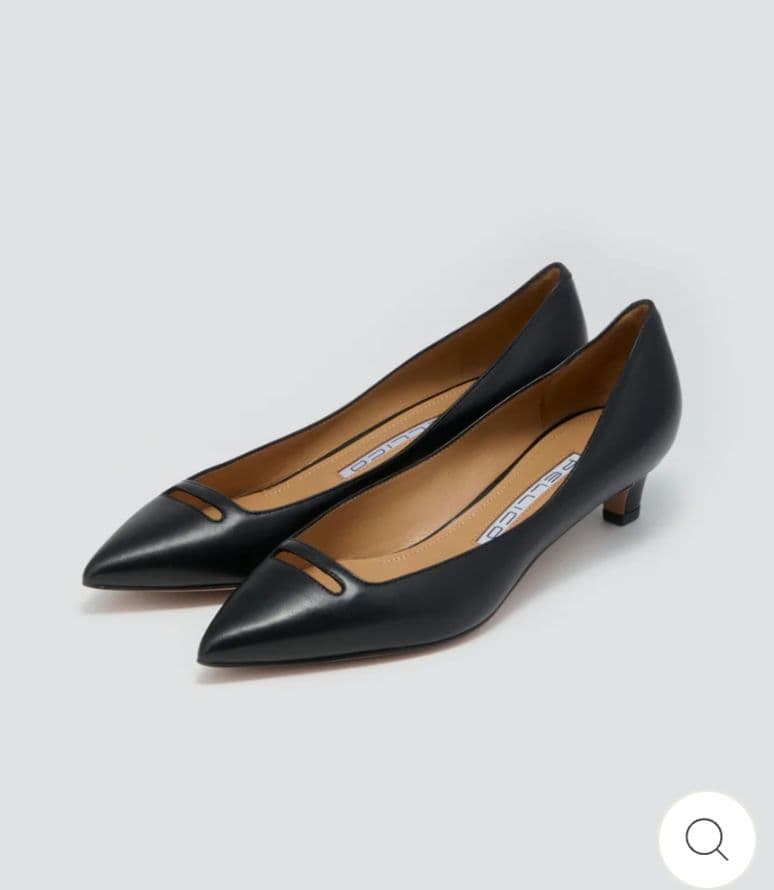 ANDREA アネッリ スムース パンプス 3.5cm ブラック　37.5