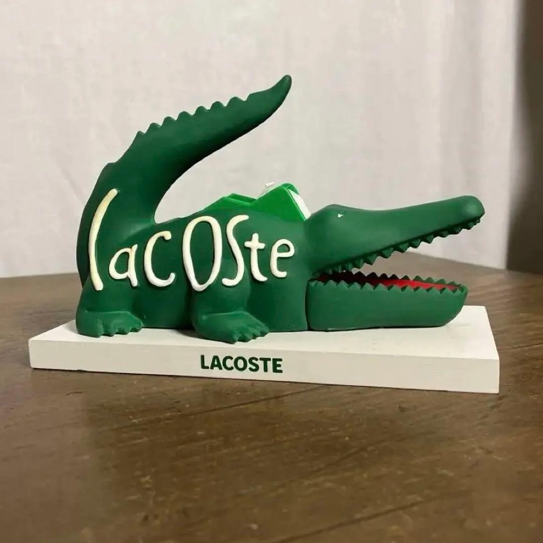 希少◾️Lacoste ラコステ テープカッター 置物 オブジェ 鰐 ワニ