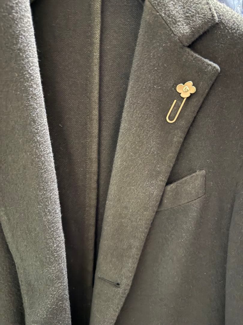 1回のみ着用】LARDINI ラルディーニ カシミアチェスターコート50