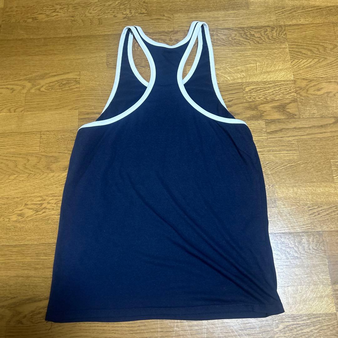 ゴールドジム タンクトップ ネイビー - メルカリ