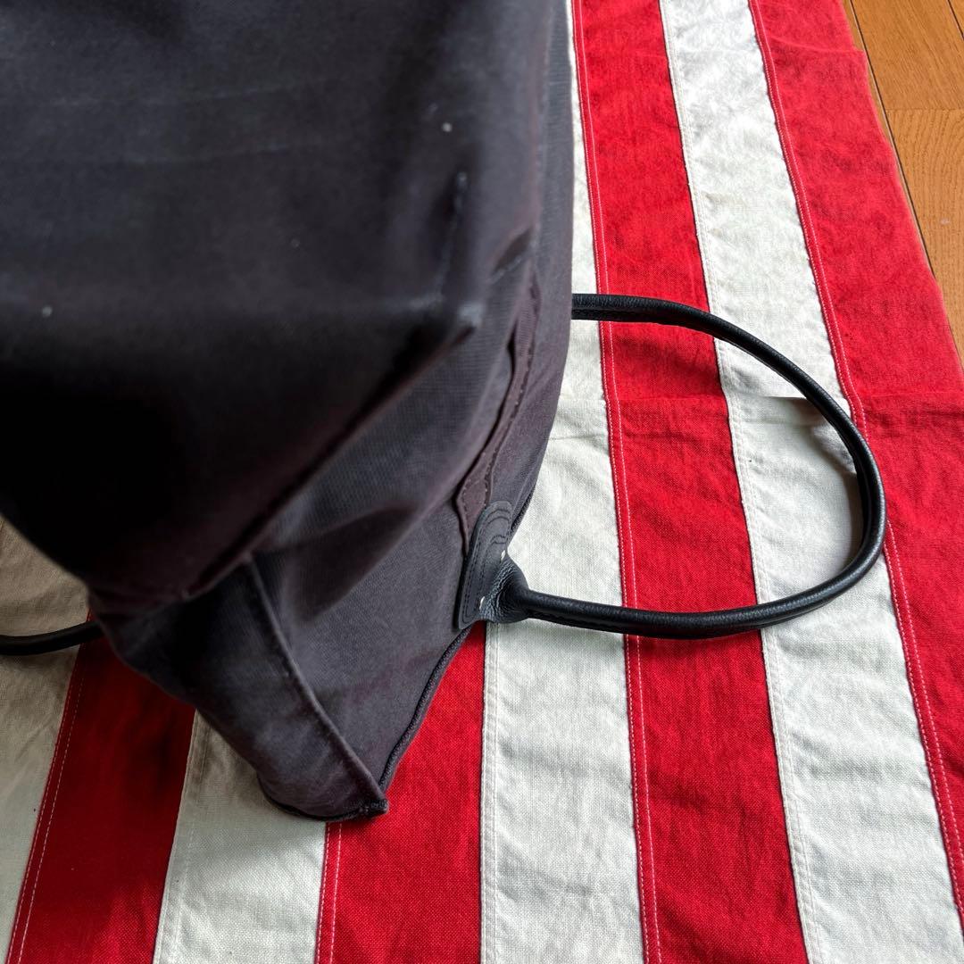 L.L.Bean BOTE AND TOTE レザーハンドル オールブラック M