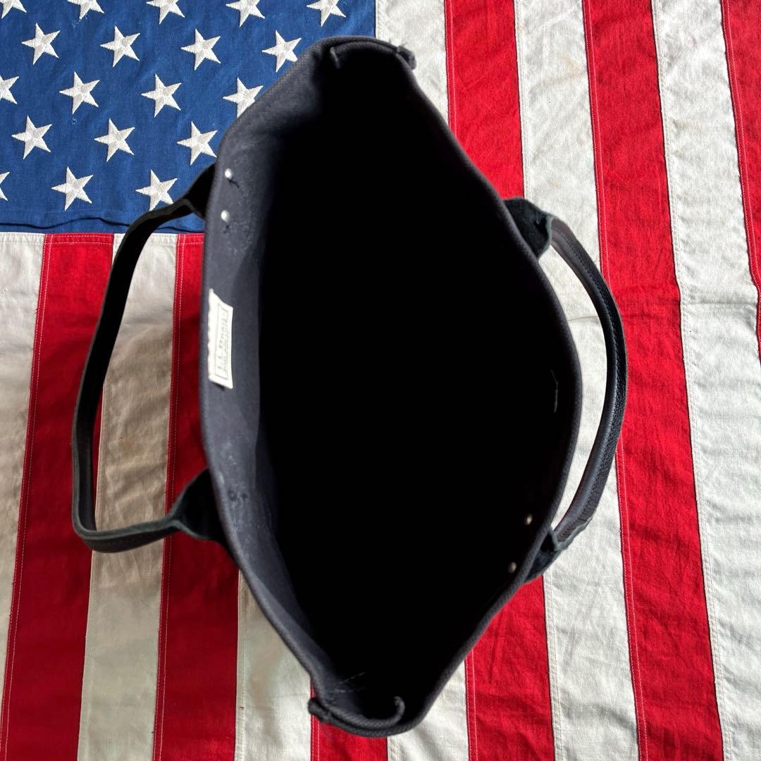 L.L.Bean BOTE AND TOTE レザーハンドル オールブラック M