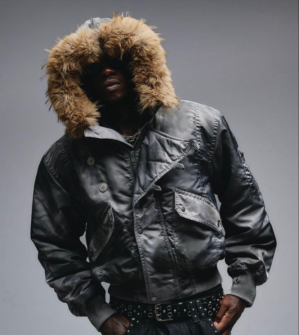 anderhunkフェードフライトジャケット ANDER HUNK ma1 ma-1 Faded L2B Flight Jackets/ フェードL2Bフライト