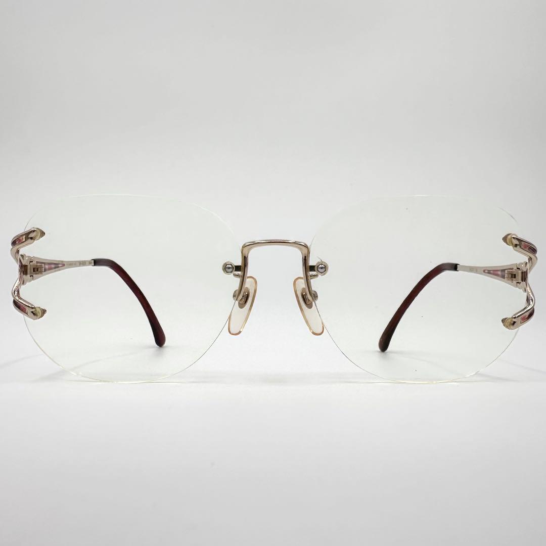 Yves saint Laurent イヴサンローラン メガネ 度入り リムレス - メルカリ