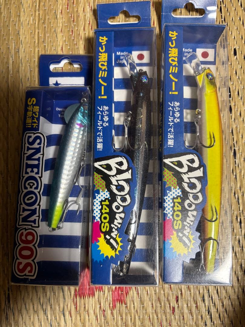 SNECON 90S Bloowin 140S 限定カラーセット BlueBlue SNECON スネコン 90S【2024年新色】 | Fishing Tackle BLUE