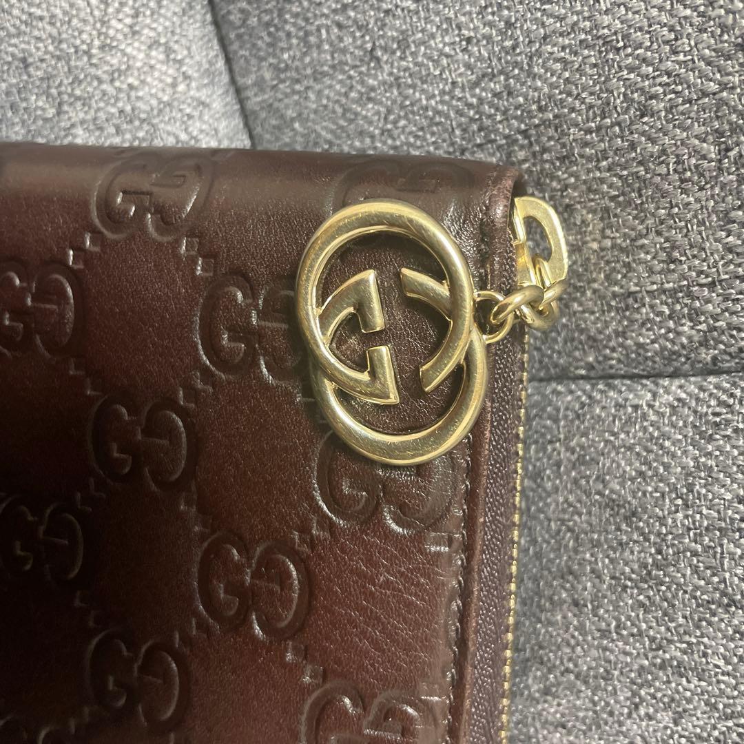 GUCCI GGパターン エンボス 長財布 - メルカリ