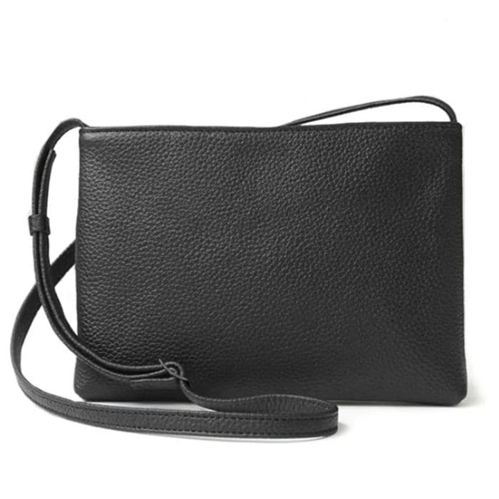 【りふさん専用】HushTug サコッシュ ショルダーバッグ 本革 レザー 黒 レザーショルダーバッグ ブラック – HushTug