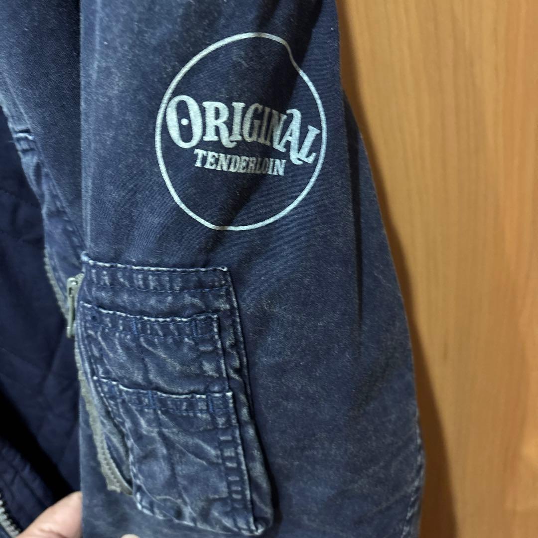 美品】テンダーロイン acid ma-1 ネイビー M JKT ジャケ - メルカリ