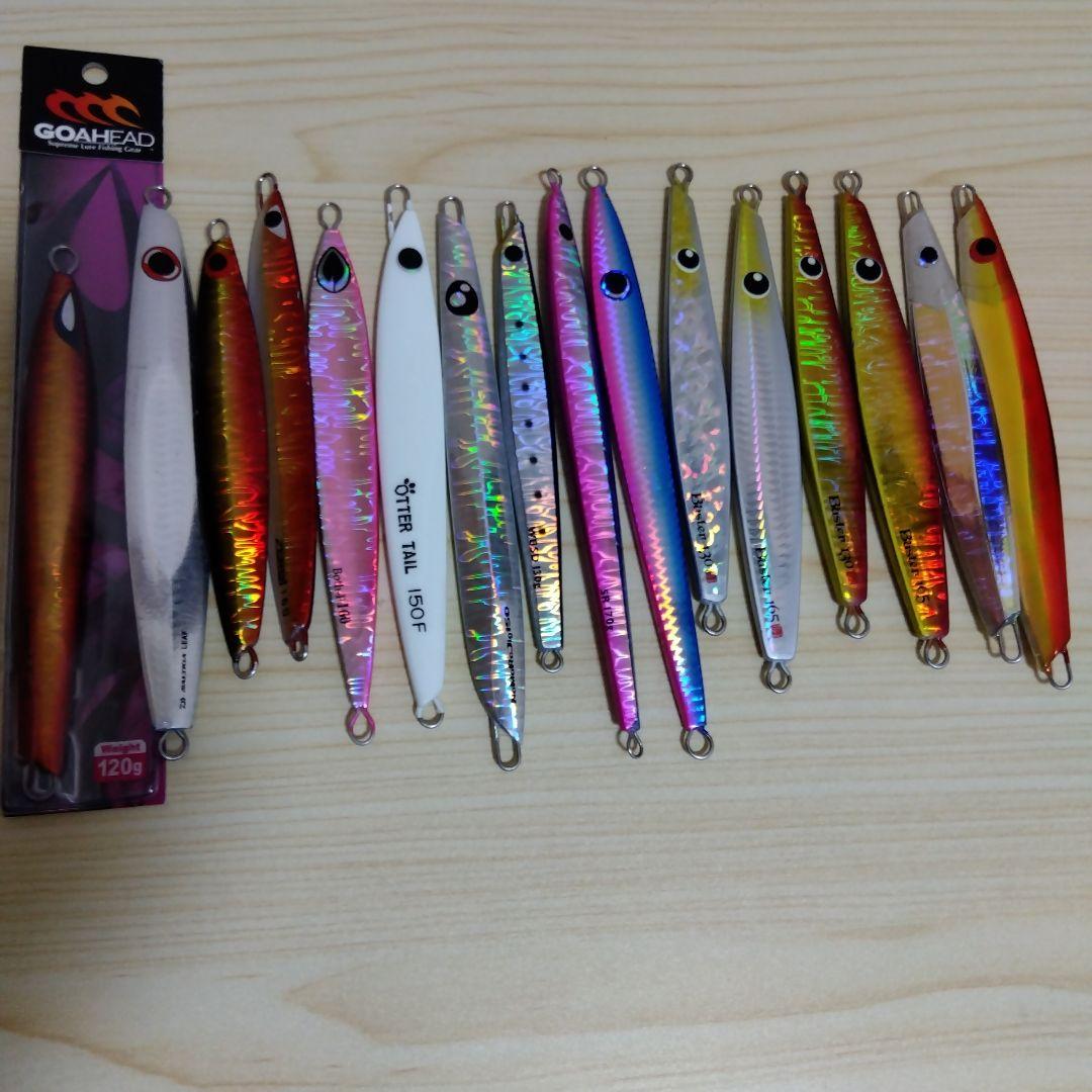 【値下げ】メタルジグ16本セット(ナムジグ、ツダジグなど）収納ケースおまけ 値下げ】メタルジグ16本セット(ナムジグ、ツダジグなど）収納ケース