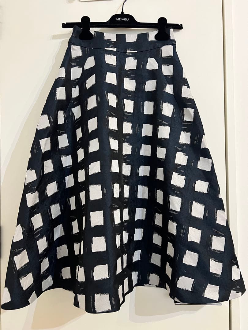 美品★戸田恵梨香着用 ダブスタ Sov.オリジナルチェックジャガードスカート Sov. - 「大恋愛」戸田恵梨香さん着用 ダブスタ SOV. ジャガード