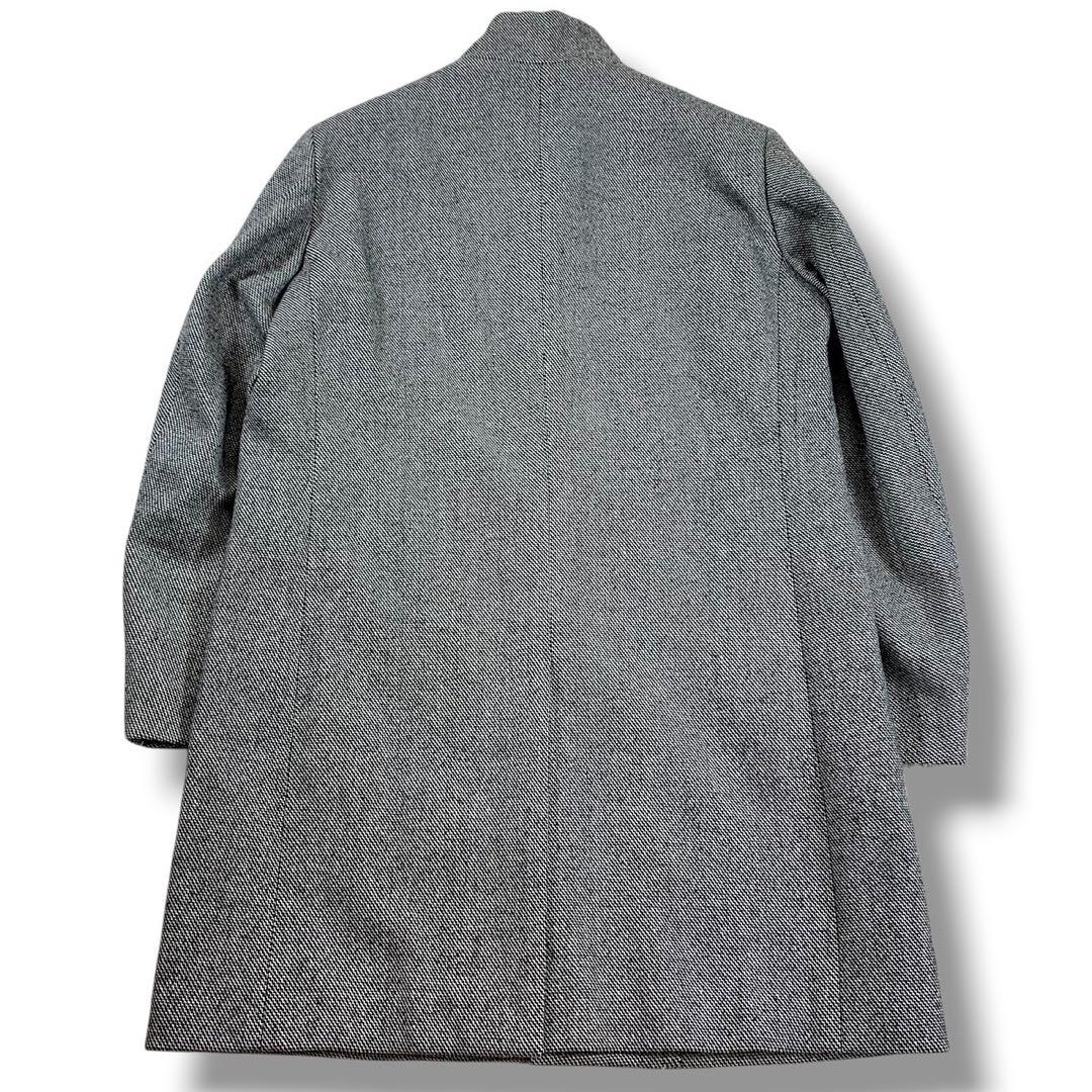 現行ロゴ・美品✨セオリー スタンドカラー コート メルトン アルパカ混