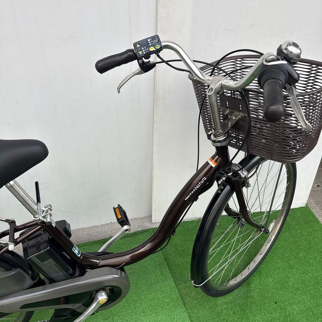 YAMAHAヤマハ電動アシスト自転車26インチ 12.3Ah ブラウン