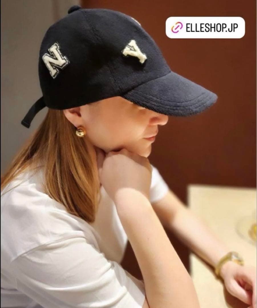 ELLESHOP限定　ラドローLUDLOW キャップ　ブラック　ロンハーマン LUDLOW(ラドロー)｜Cap/【ELLE SHOP限定】ブラック の通販｜ELLESHOP