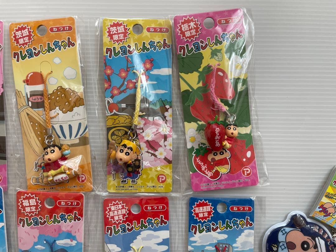 クレヨンしんちゃん ご当地ストラップ まとめ 22個＋おまけ1個セット