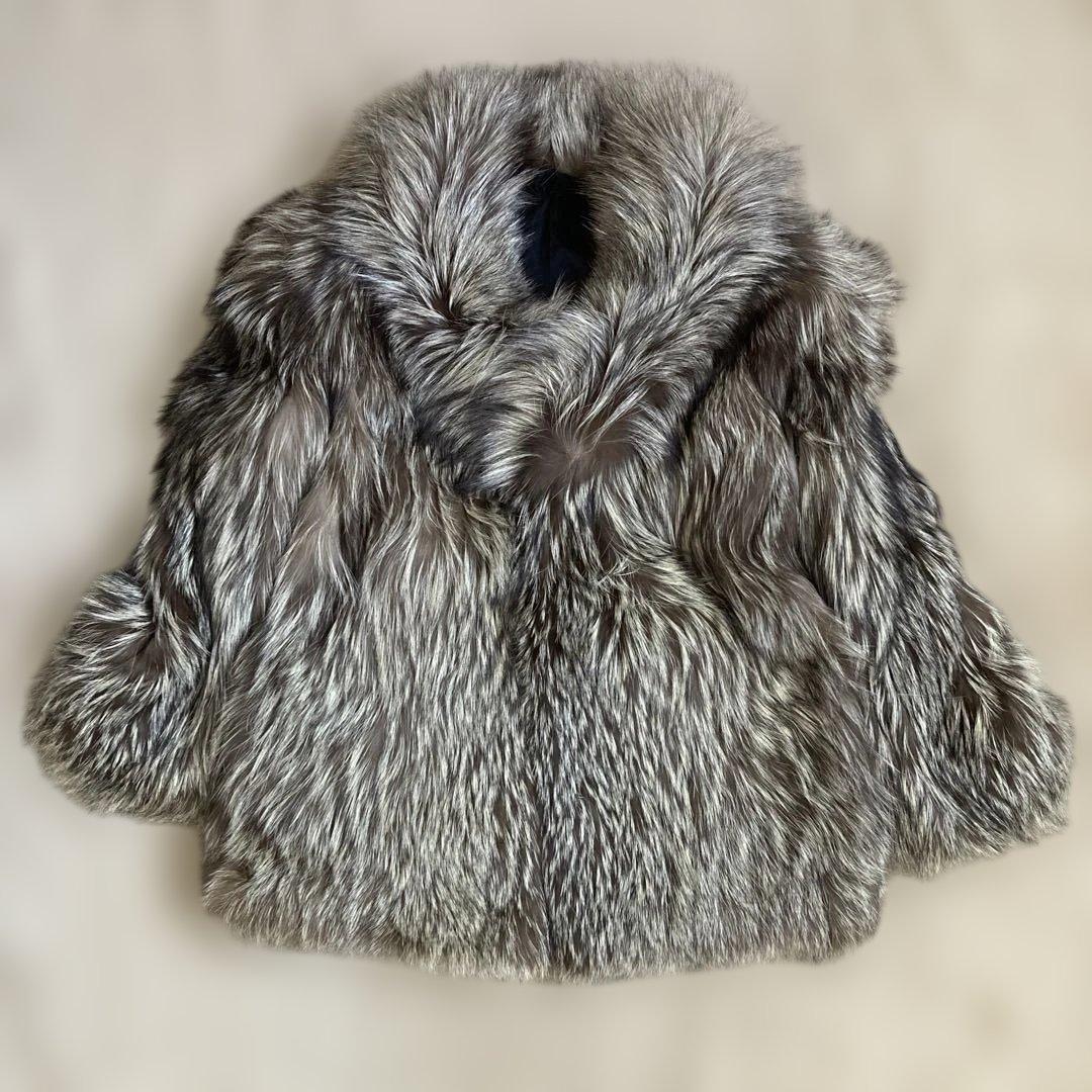 シルバーフォックス ハーフコート 毛皮 11号 シルバーフォックス Silver FOX毛皮 コート 11号 オーダー - メルカリ
