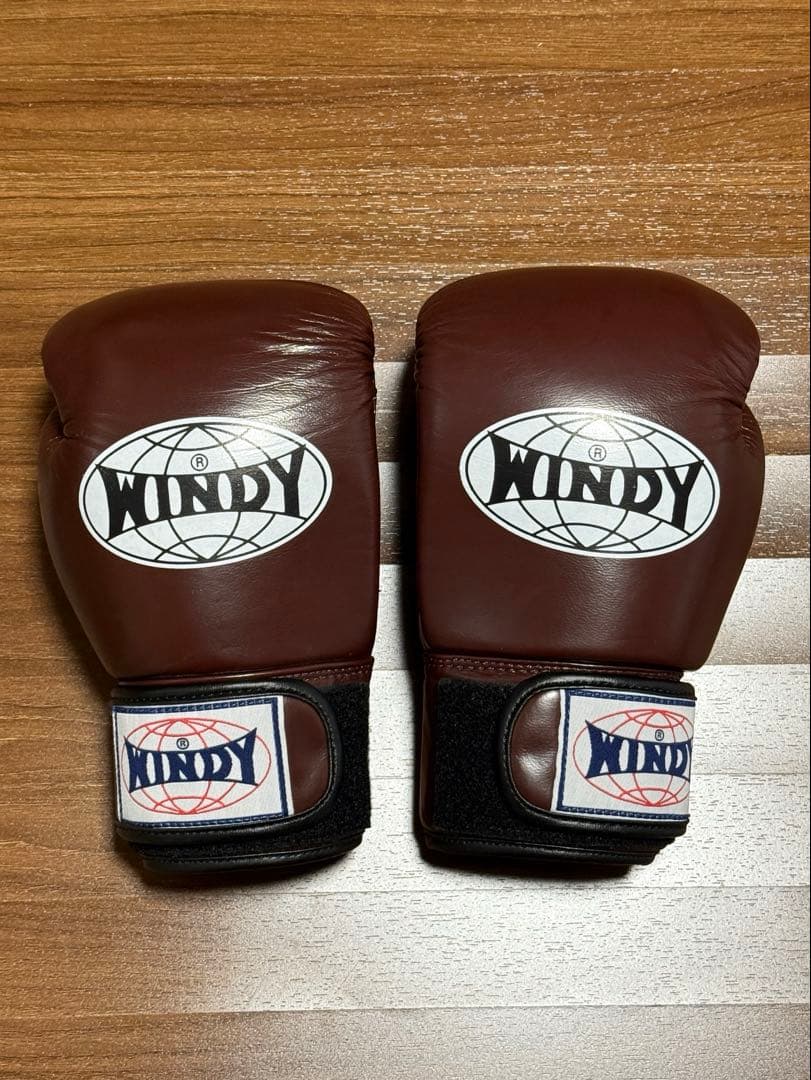 Windy ボクシンググローブ 8oz 8オンス 茶色 ブラウン マルーン - メルカリ