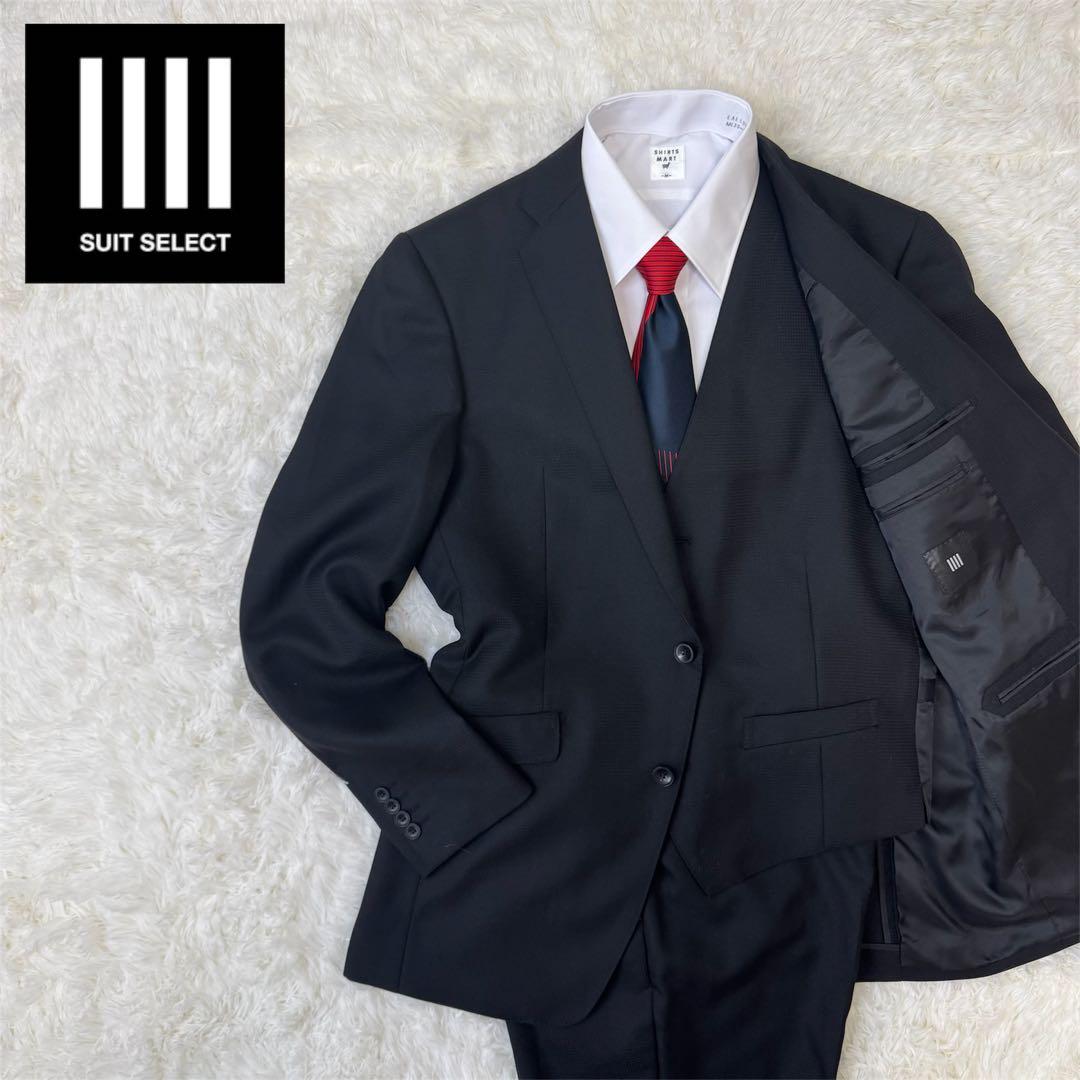 SUIT SELECT 3ピーススーツ ブラック A7 XL相当 SUIT SELECT 3ピーススーツ ブラック A7 XL相当 - メルカリ