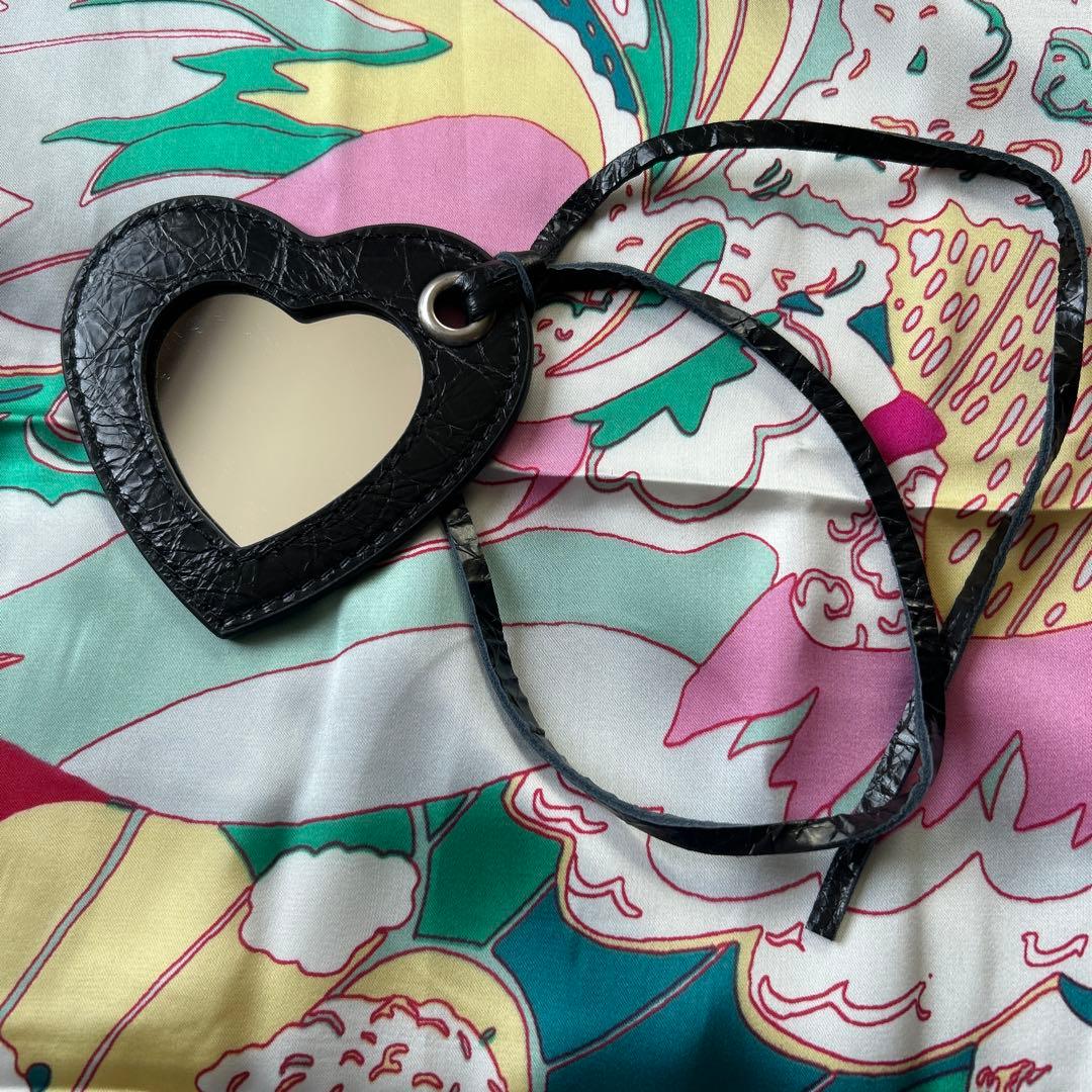 Balenciaga バレンシアガ ハートミラー チャーム