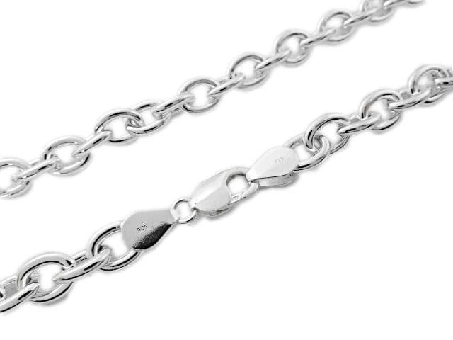 【ヤーマン】あずきチェーン 7.3mm 55cm カット無しシルバー925