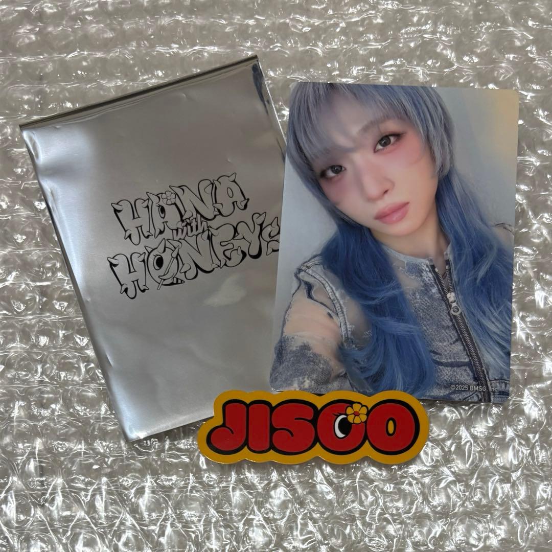 HANA JISOO トレカステッカーセット - メルカリ