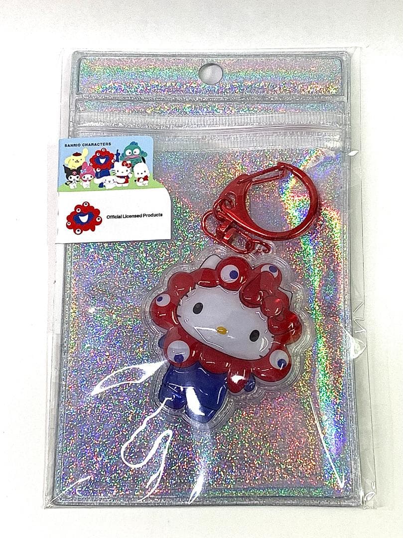 万博 ミュクミャク ぷっくり 立体 キーホルダー キティEXPO2025 コラボ
