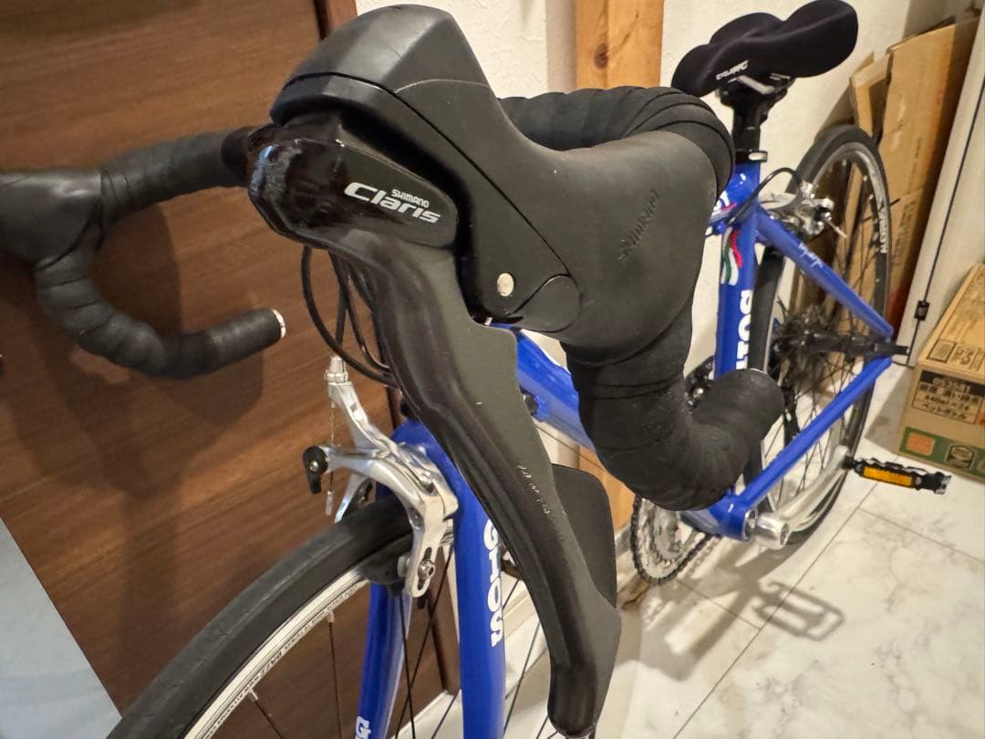 GIOS EASY ロードバイク 青24inchジュニアロード名古屋でもOK - メルカリ