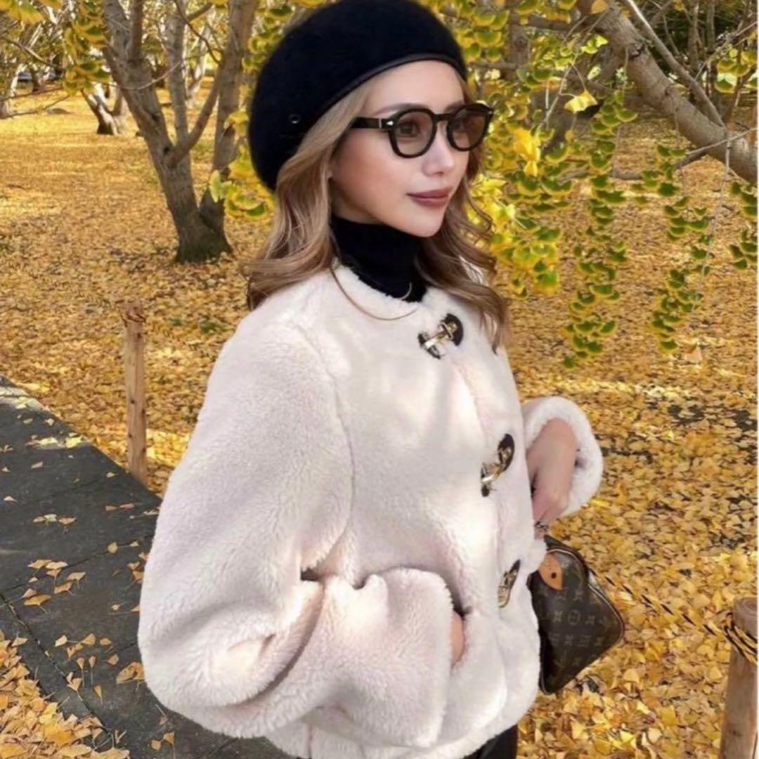 ZARA フェイクボアジャケット ロブスター クラスプ sサイズ - メルカリ