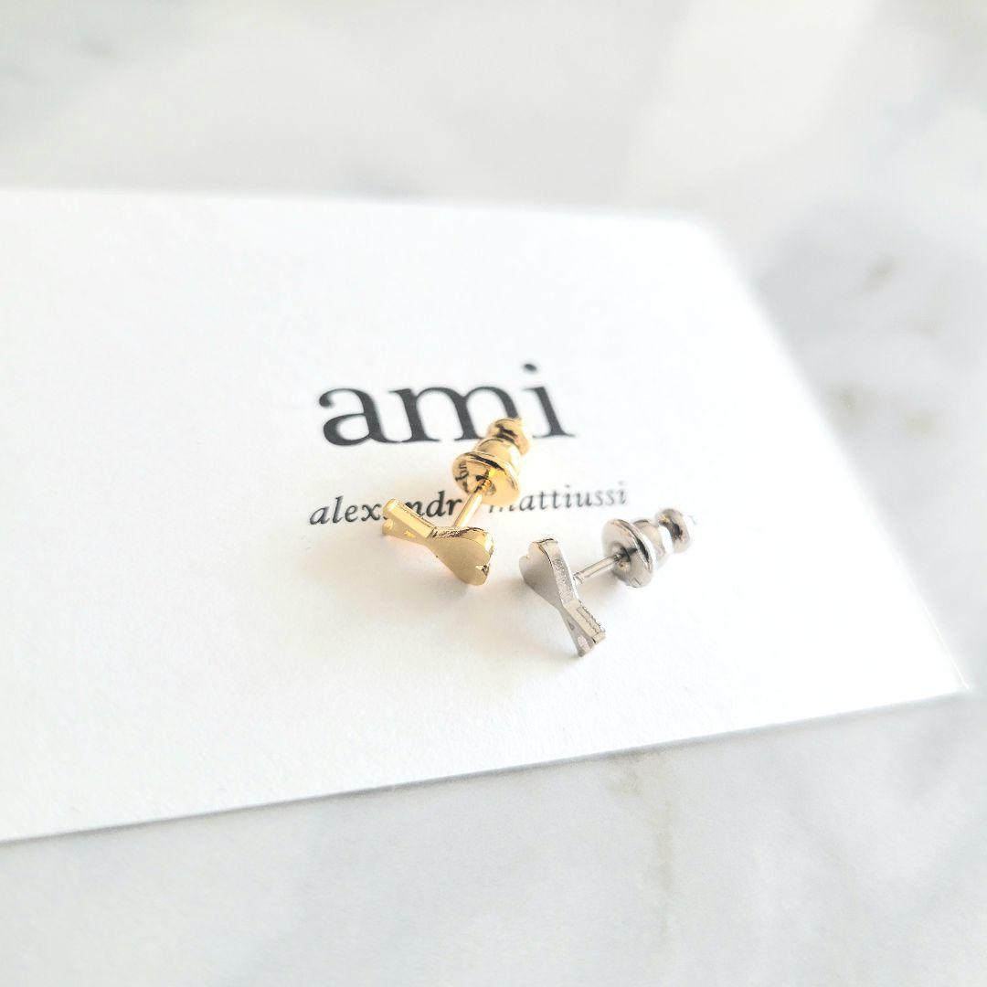 新品未使用】AMI PARIS/ AMI DE COEUR ピアス 片耳GL