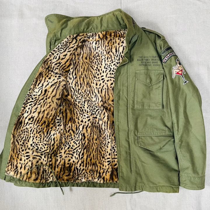 WACKO MARIA ワコマリア M65 ミリタリージャケット レオパードボア