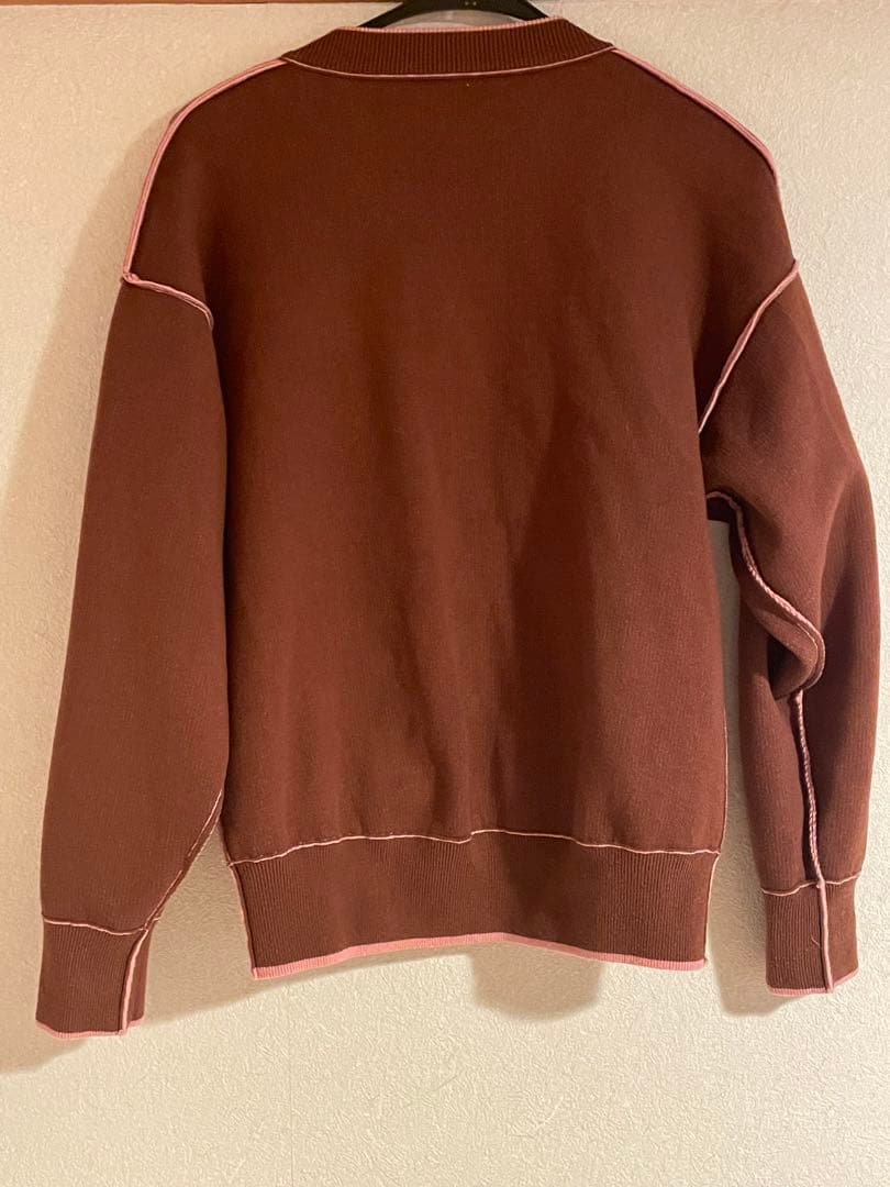 完売品 LINKABLE リンカブル リバーシブルカーディガン バイカラー