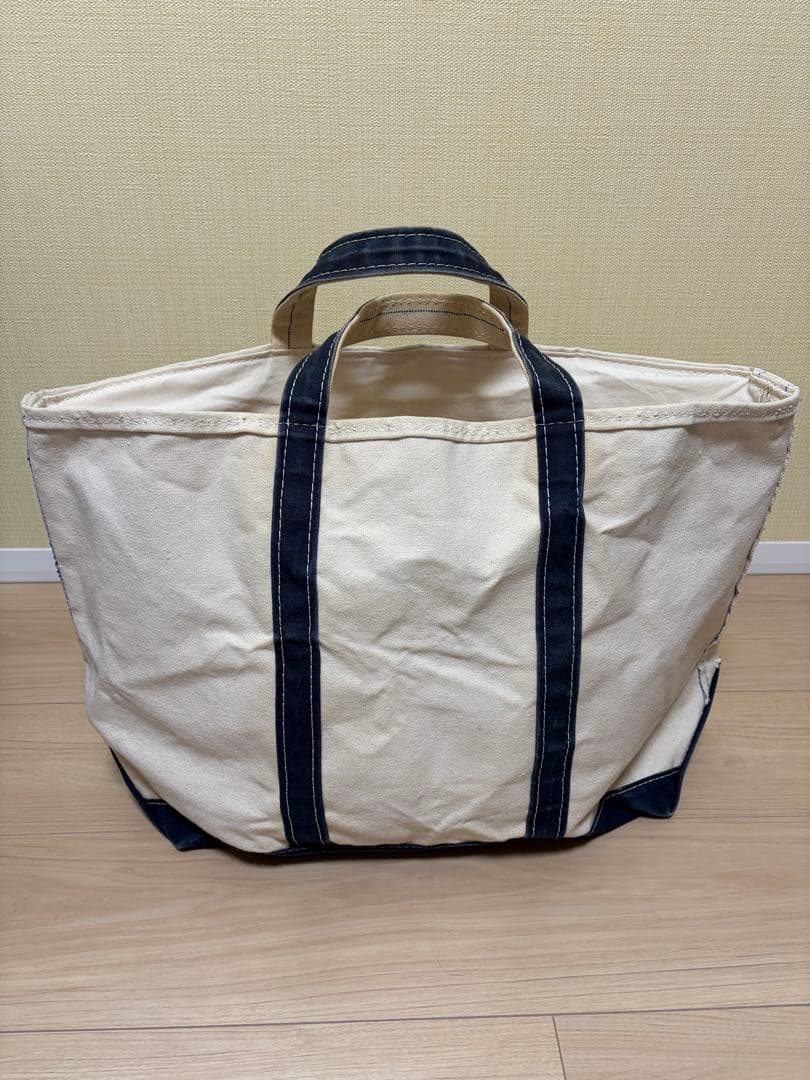 希少 80's 90s ビンテージ L.L.Bean 2色タグ トート紺 クスコ リヤスタビバー マツダ デミオ 446 311 B16