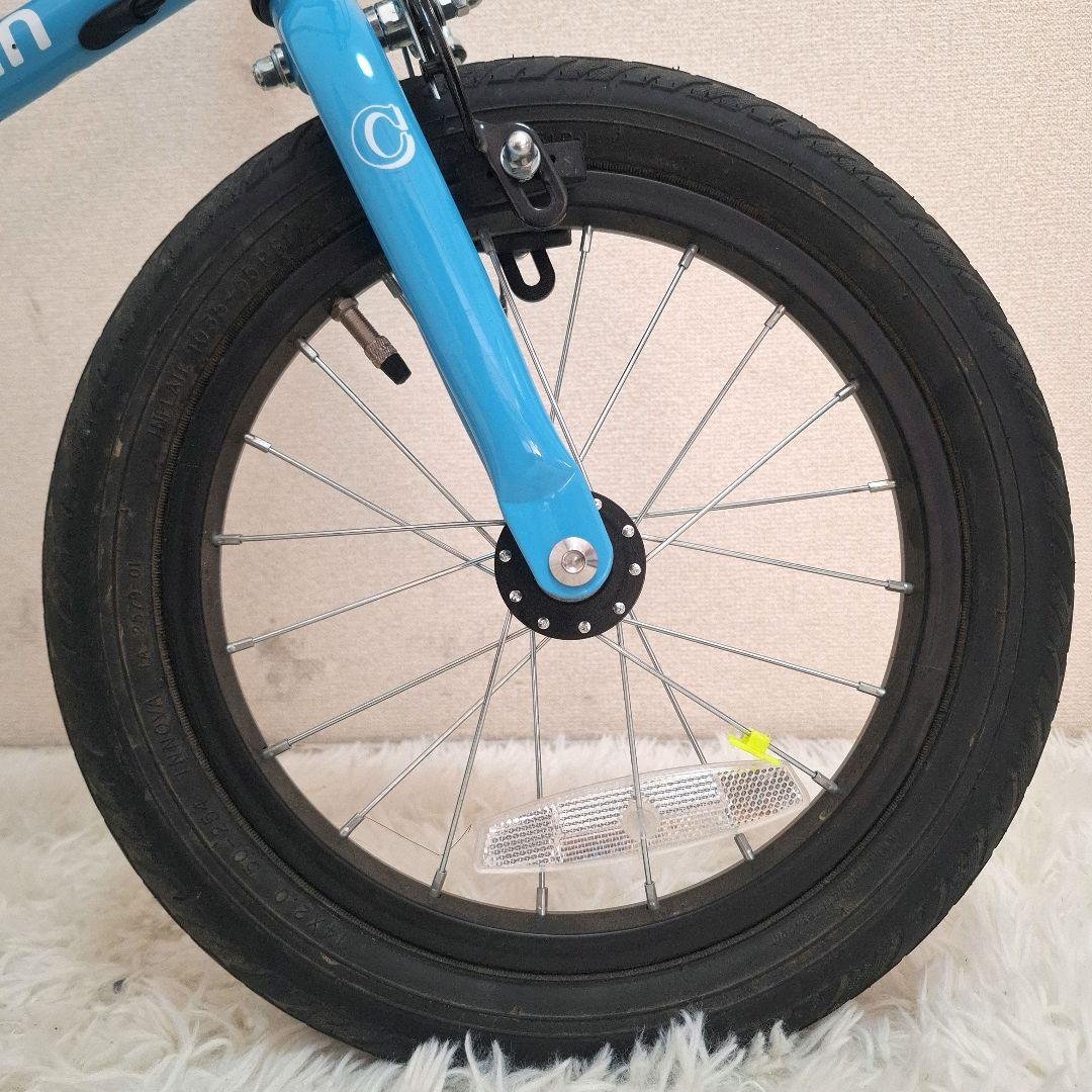 美品】へんしんバイクC14 スカイブルー - メルカリ