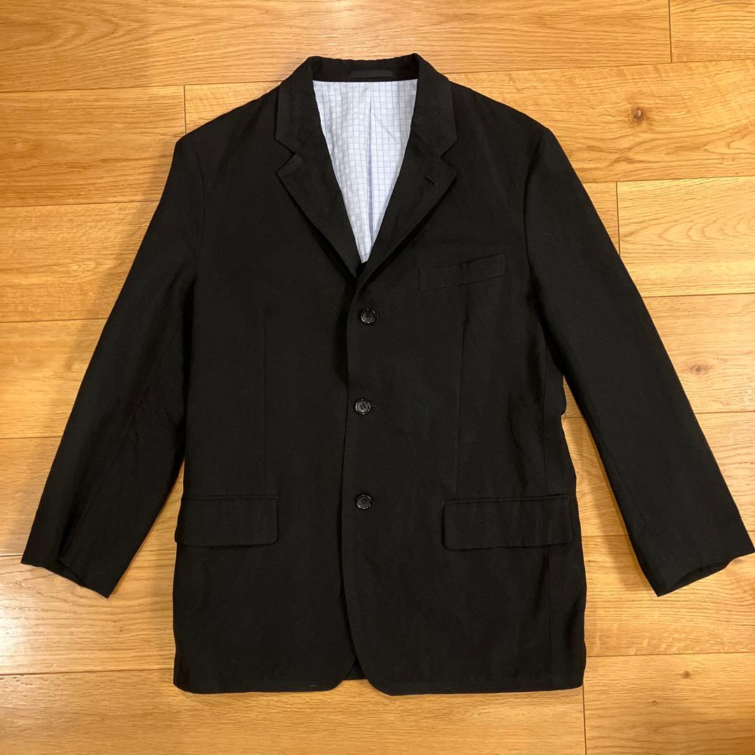 COMME des GARÇONS HOMME テーラードジャケット ブラック - メルカリ