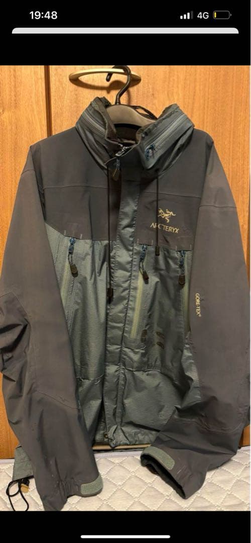 Vintage 90s Arcteryx Theta AR アークテリクス 希少 ArcTeryx Theta Ar Jacket 90s 24K Gold Thorn Indigo Men's Sz M Gore