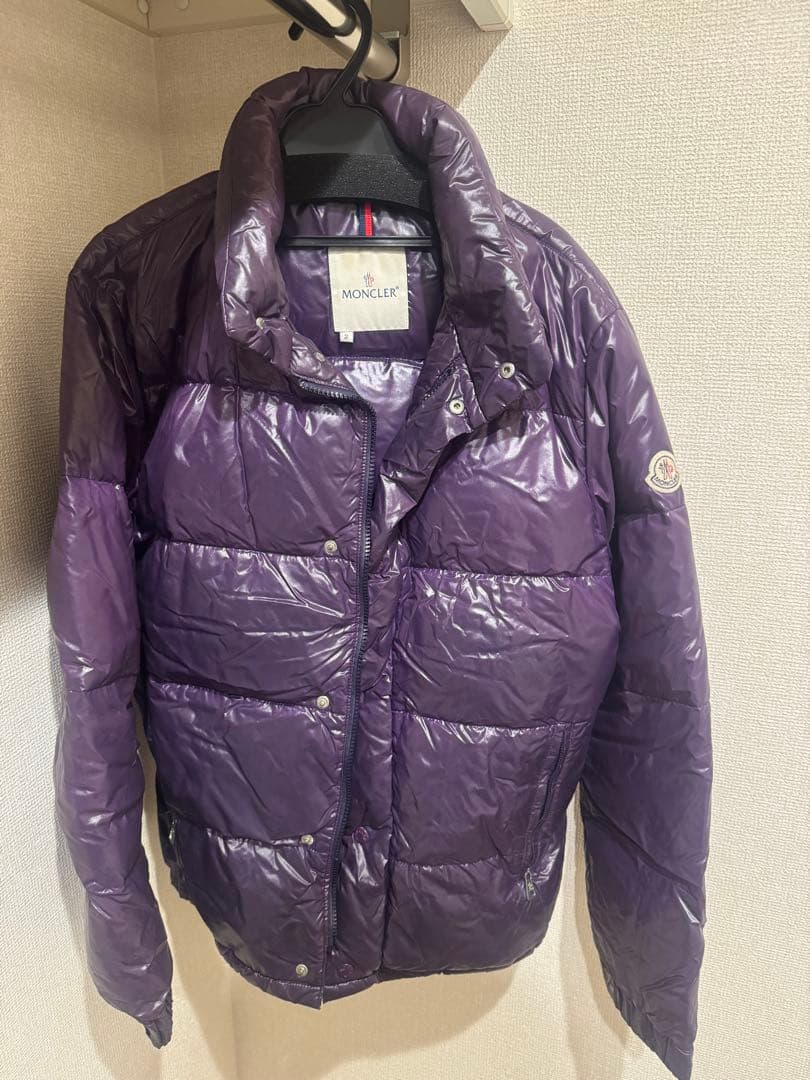 MONCLER パープル ダウンジャケット サイズ2 中古・古着通販】MONCLER (モンクレール) ダウンジャケット パープル
