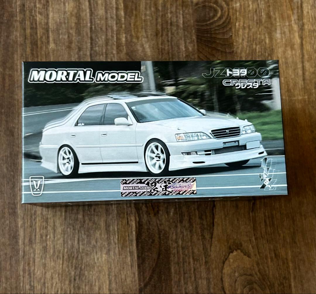 MORTAL 1/64 トヨタ クレスタ カスタム ドリ仕様 ホワイト - メルカリ