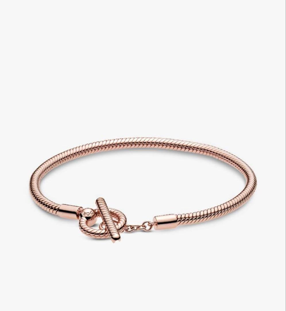 アクセサリー Pandora Moments T-Bar snake chain Pandora Moments T-Bar Snake Chain Bracelet