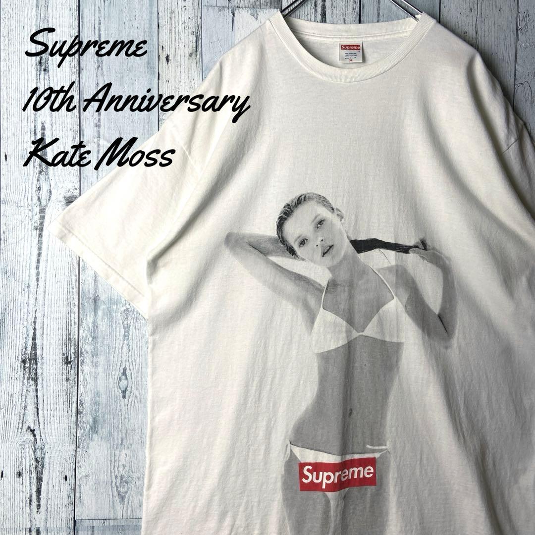 希少☆ 00s 10周年記念 ケイトモス シュプリーム フォト Tシャツ XL