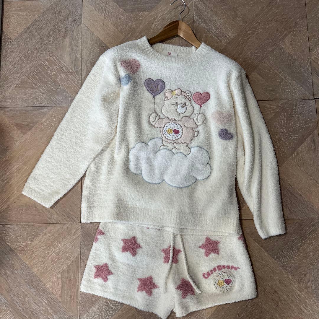 新品スナイデルホーム　ケアベア　ルームウェア スナイデル ホーム「ケアベア」限定ルームウェア＆“クマ耳”ヘアバンド