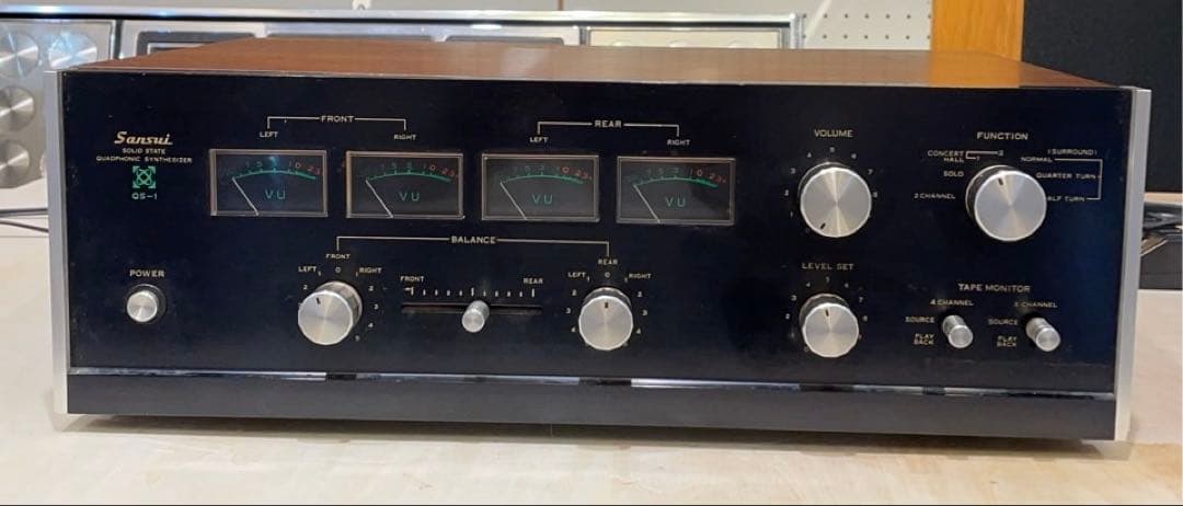 サンスイ QS-1 4チャンネル シンセサイザー SANSUI QS 1 Synthesizer Quadraphonic Decoder Pre Amplifier 4Ch