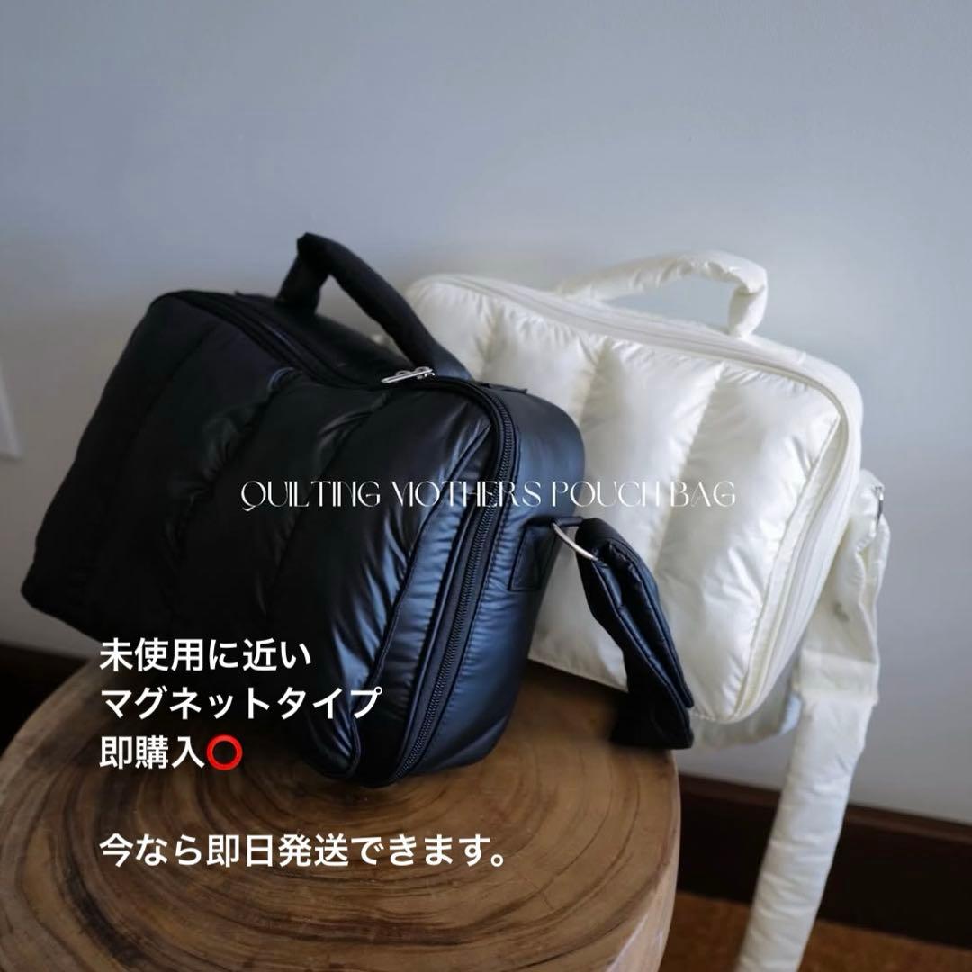 【美品】 Calin カラン キルティングマザーズポーチバッグ quilting mothers pouch bag -BLK- – Calin ONLINESTORE