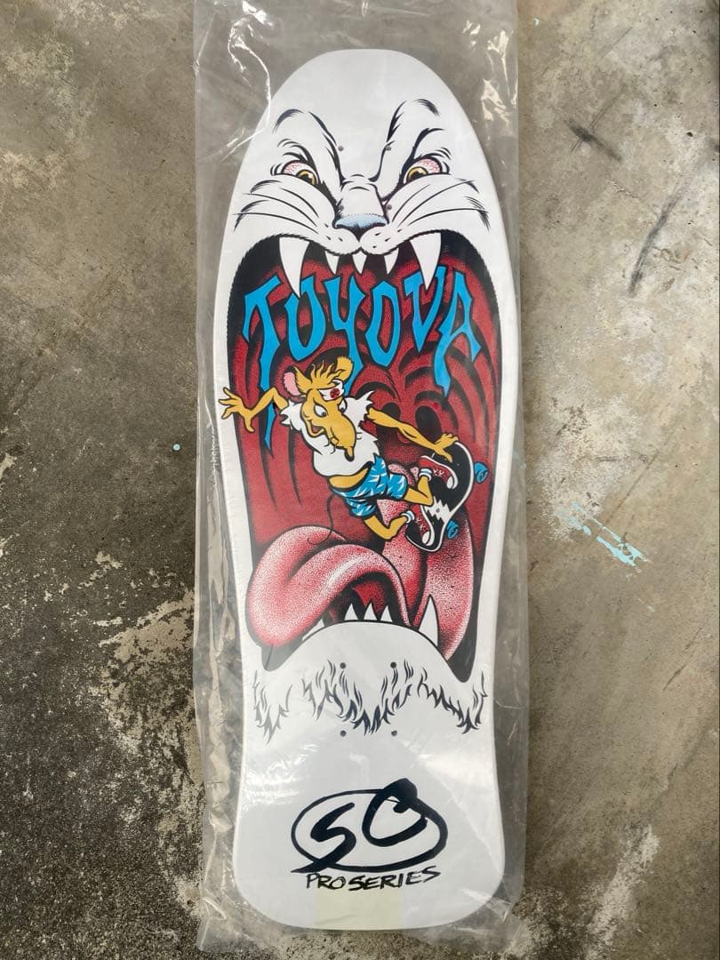 未使用 SANTA CRUZ TOYODA オールドスクール デッキ 10.35 Santa Cruz Toyoda Reissue Shaped Deck 10.4