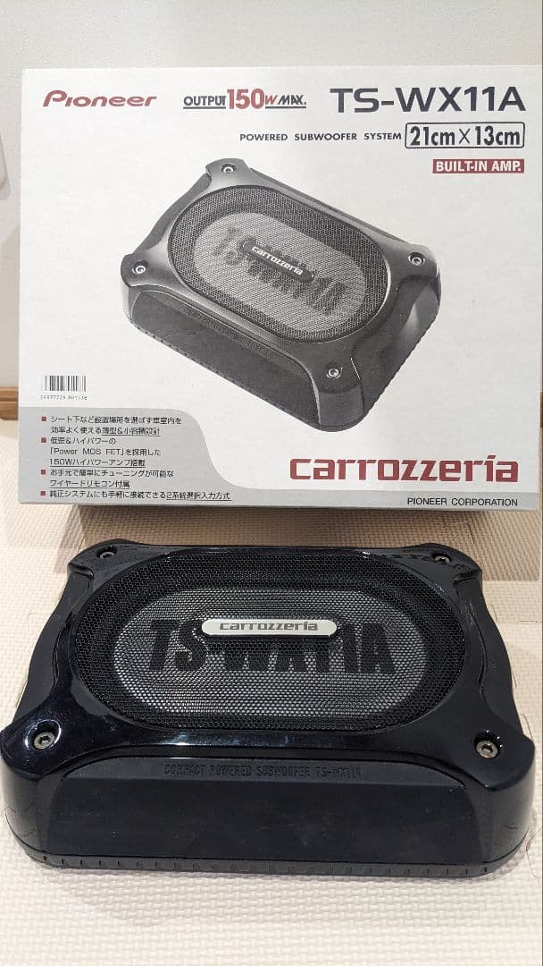 パイオニア カロッツェリア TS-WX11A サブウーファー - メルカリ
