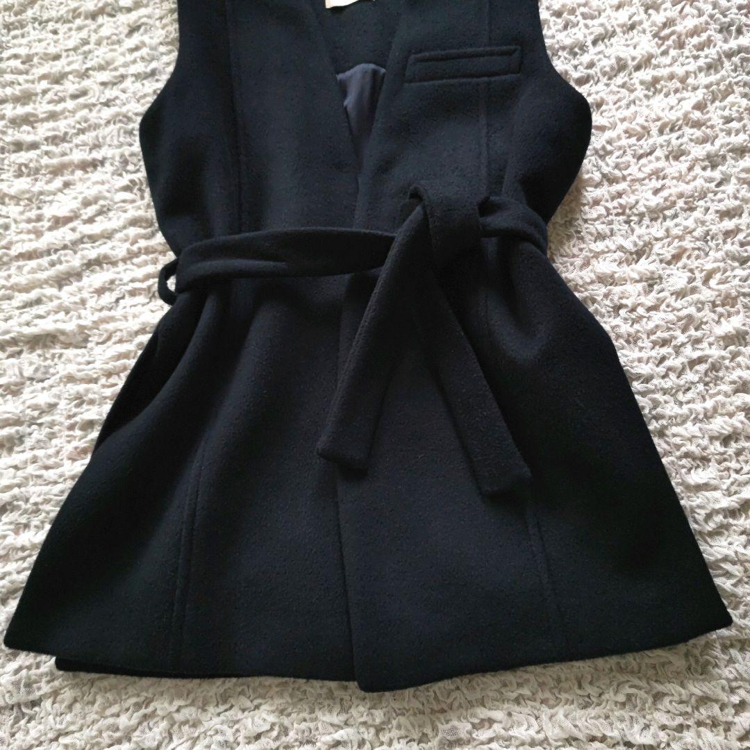 ✨美品✨AERONアーロン ハンガリー製 ベストジレ ウール ネイビー 36