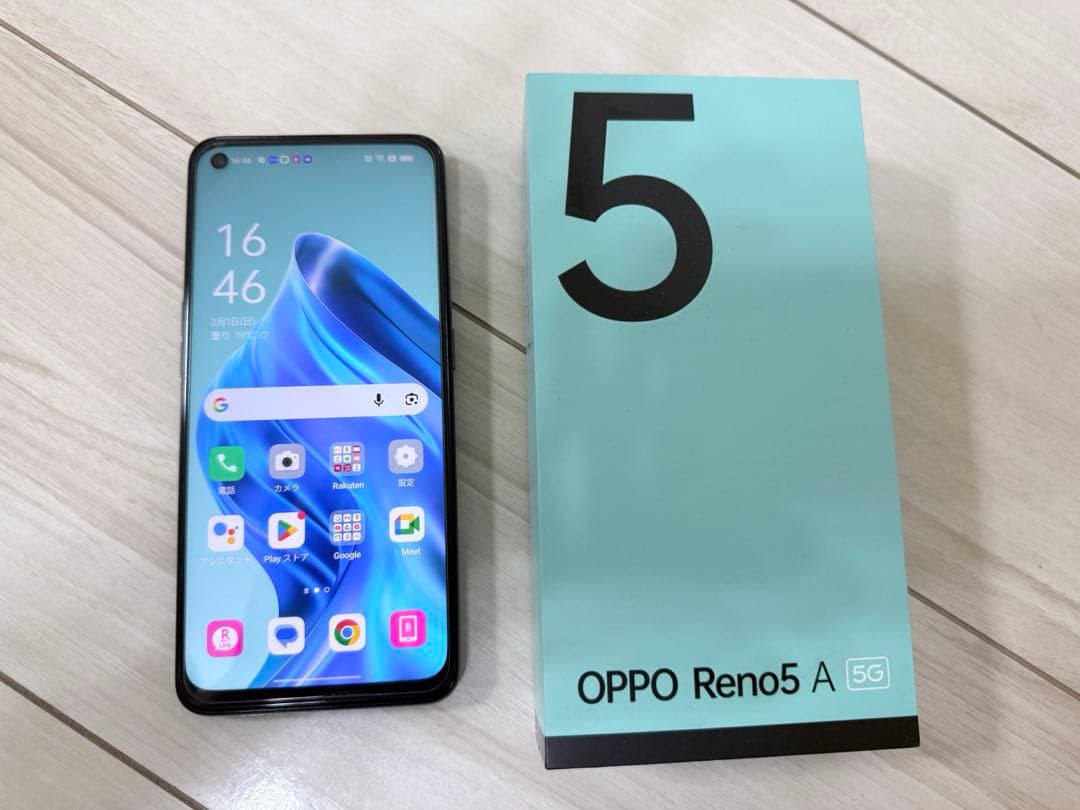 OPPO Reno5A (SIMフリー) 箱付き Amazon | OPPO Reno5A アイスブルー CPH2199 docomo/au/SoftBank