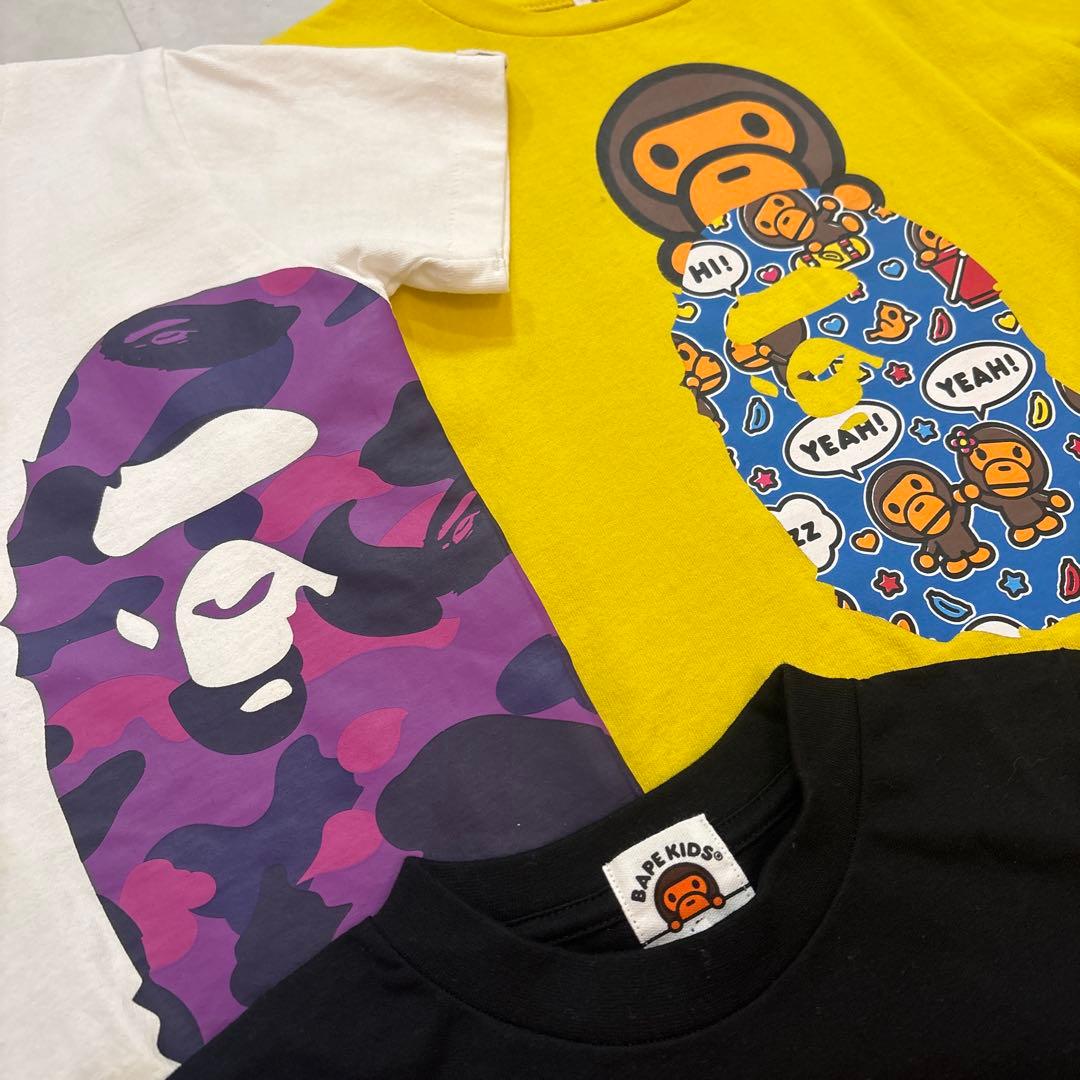 BAPE KIDS スターウォーズ コラボ Tシャツ 3枚セット