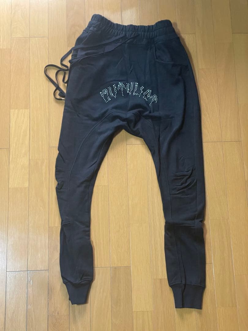 cvtvlist カタリスト　USUALストーンロゴサルエルパンツ CVTVLIST カタリスト グレー USUAL STONE スウェットパーカーパンツ