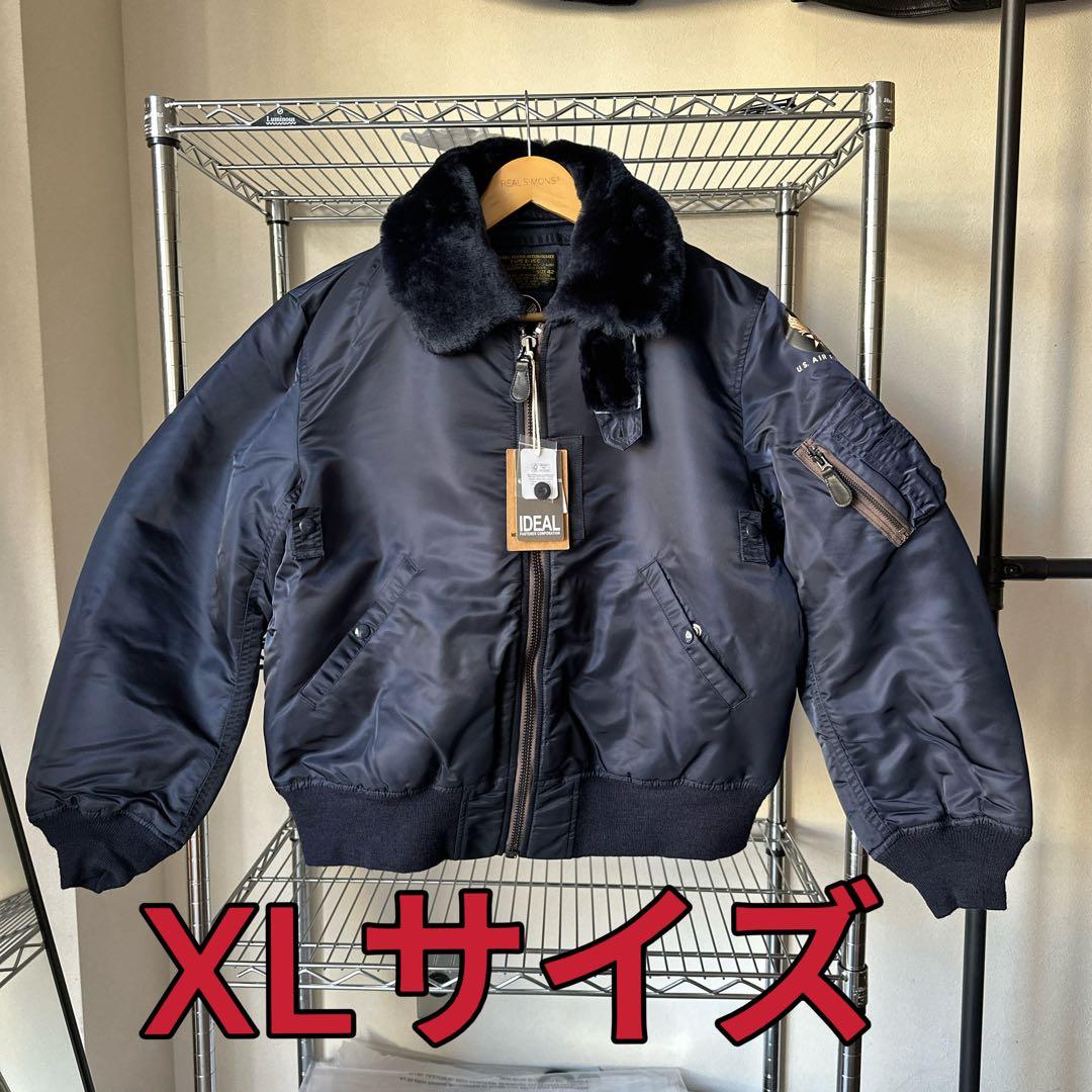 サイズ42「XL」ファー付きフライトジャケットB15C REALSIMONS サイズ42「XL」ファー付きフライトジャケットB15C REALSIMONS - メルカリ