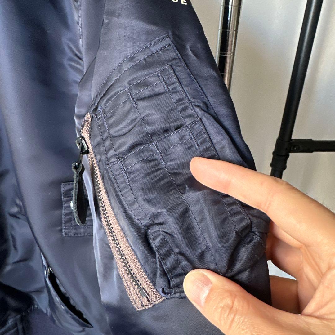 サイズ42「XL」ファー付きフライトジャケットB15C REALSIMONS - メルカリ