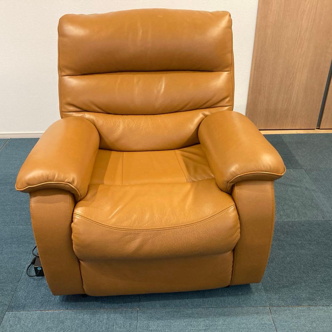 ニトリ　ビリーバ　1人用 ニトリ（NITORI） 1人用電動リクライニング布張りソファ(Nビリーバ3